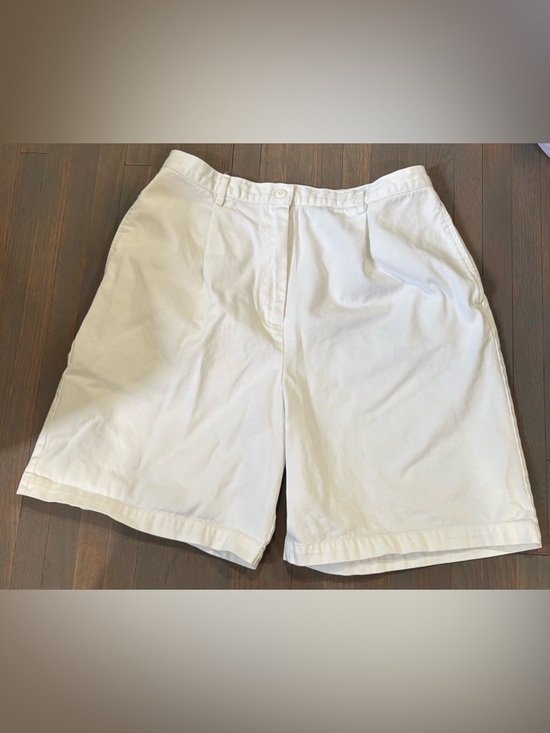 Pendleton Pants - 647. Pendleton White Cotton Casual Shorts